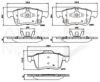 COMLINE ADB32280 Brake Pad Set, disc brake